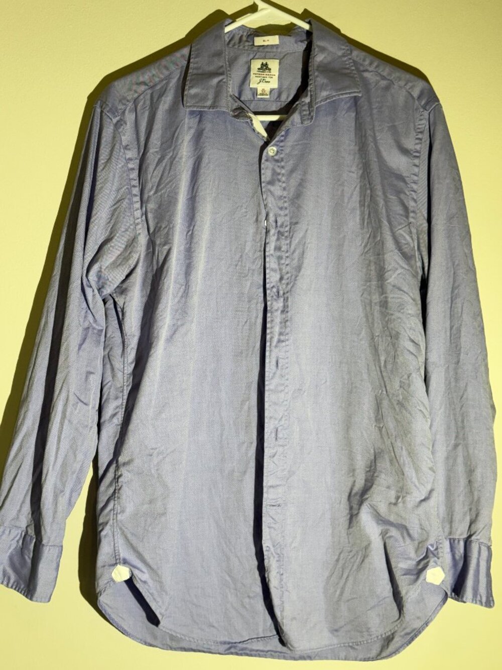 J. Crew Thomas Mason Slim Fit Dress Shirt | Periwinkle Lavender Blue 16